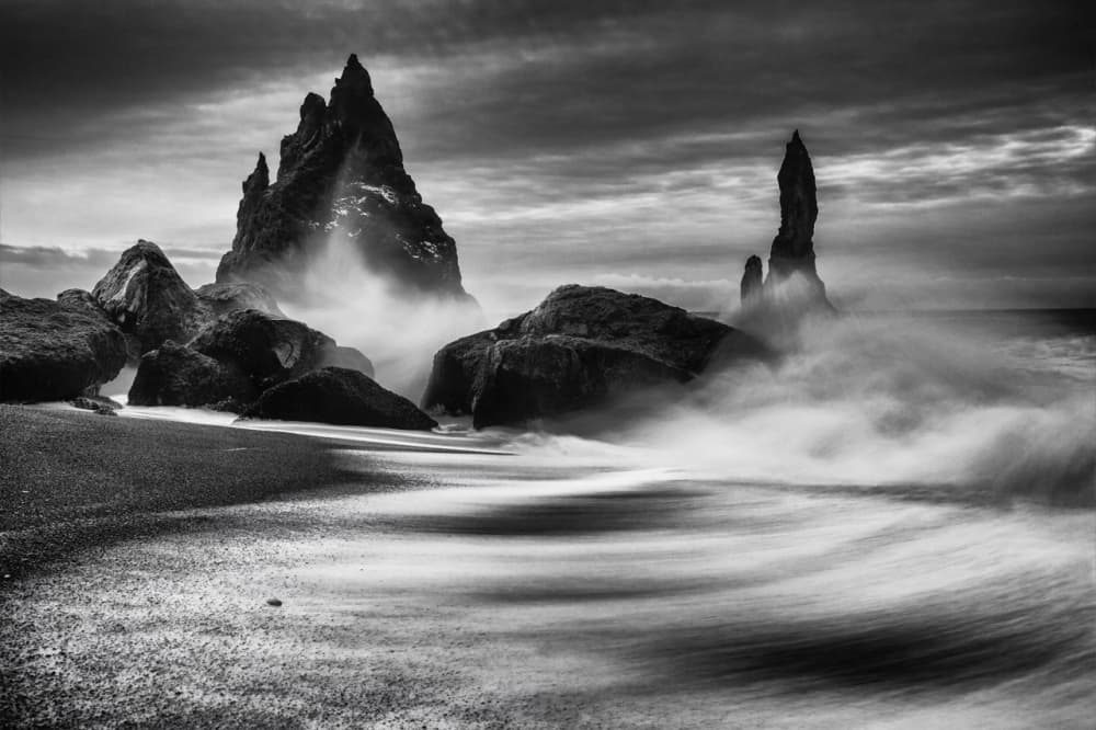Dramatic Coastal Stacks by Philip Eaglesfield — canvas wall art
