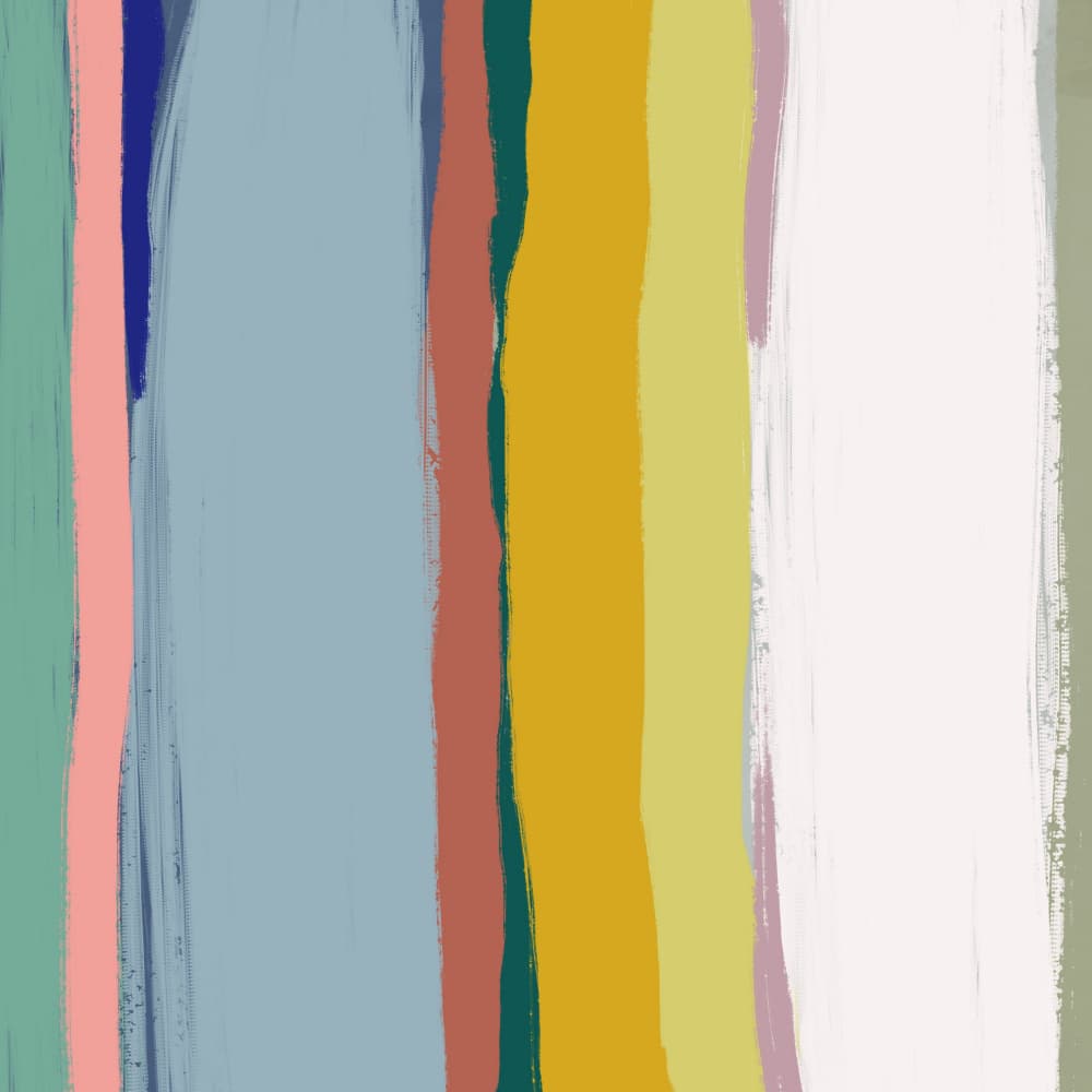 Vibrant Abstract Stripes by Little Dean — canvas wall art