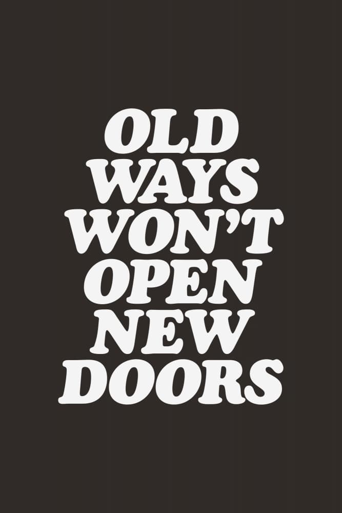 Old Ways New Doors by Brett Wilson — canvas wall art