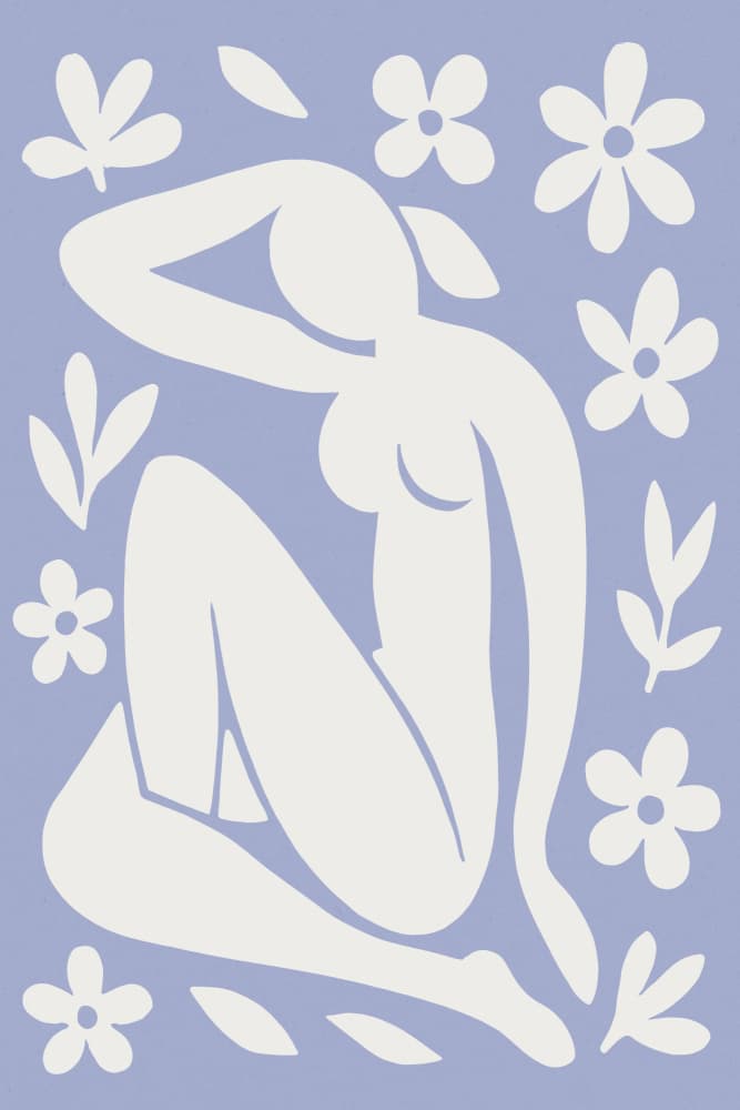 Fleuretforme(purple) by Treechild — canvas wall art
