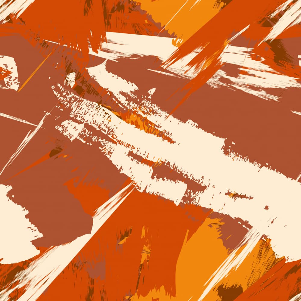 Warm Abstract Brushstrokes by Marika Barsrsind — canvas wall art