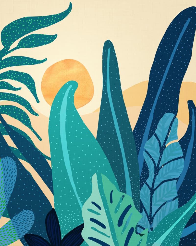 Jungle Morning by Kristian Gallagher — canvas wall art
