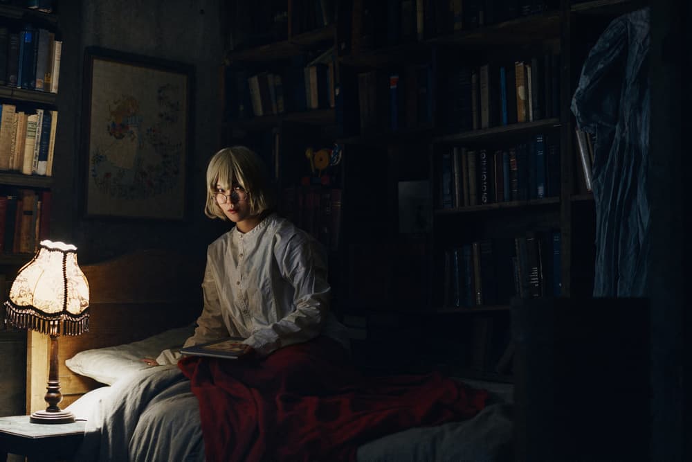 Solitary Reader at Night by Yasuhiro Ujiie — canvas wall art