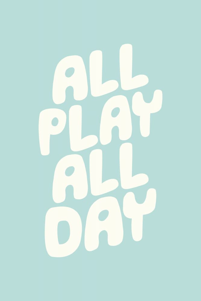 All Play All Day by Brett Wilson — canvas wall art
