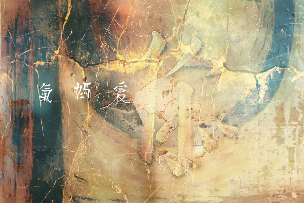 Faded Zen Characters by Rafal Kulik — canvas wall art