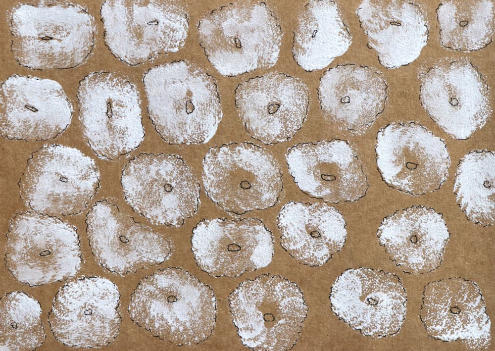 Earthy Whorls by Santhosh ch — canvas wall art