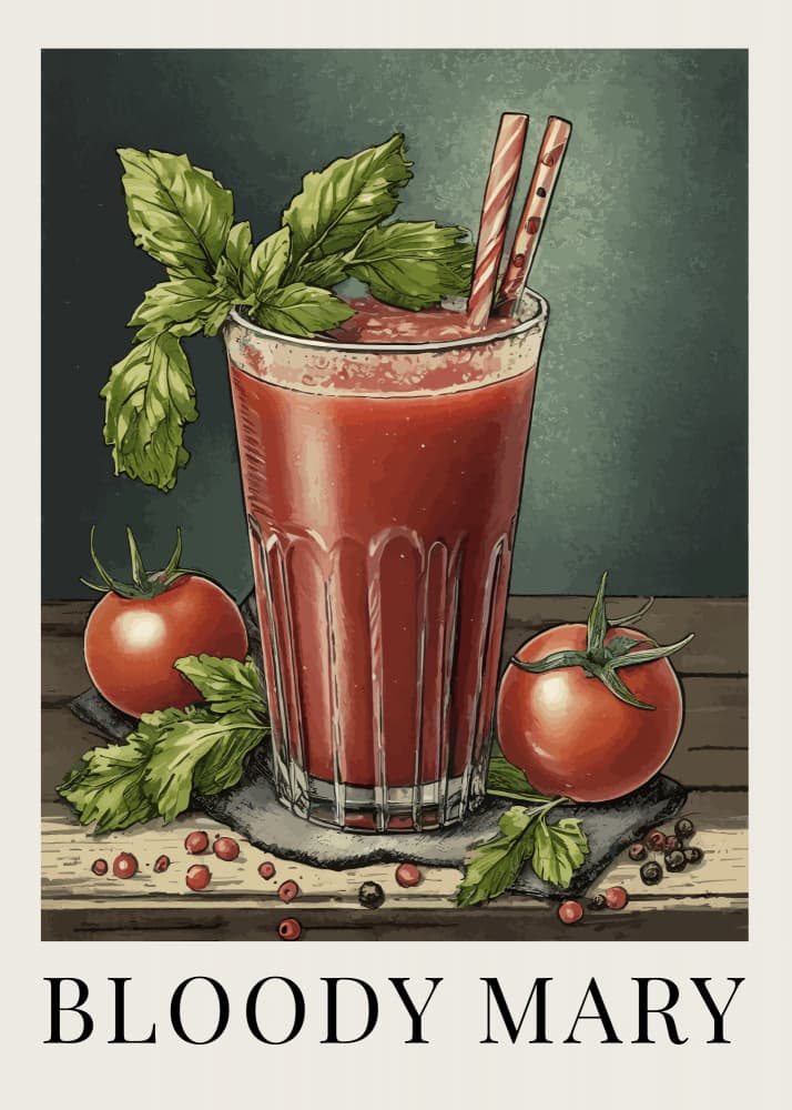 Classic Bloody Mary by Andreas Magnusson — canvas wall art