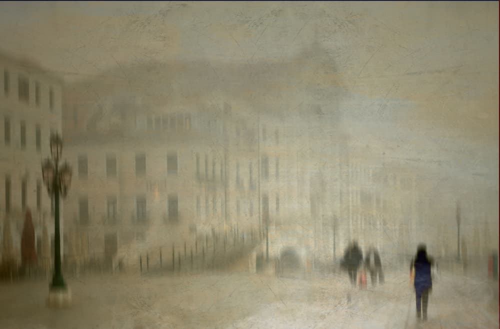 Misty European City by Isabelle DUPONT — canvas wall art