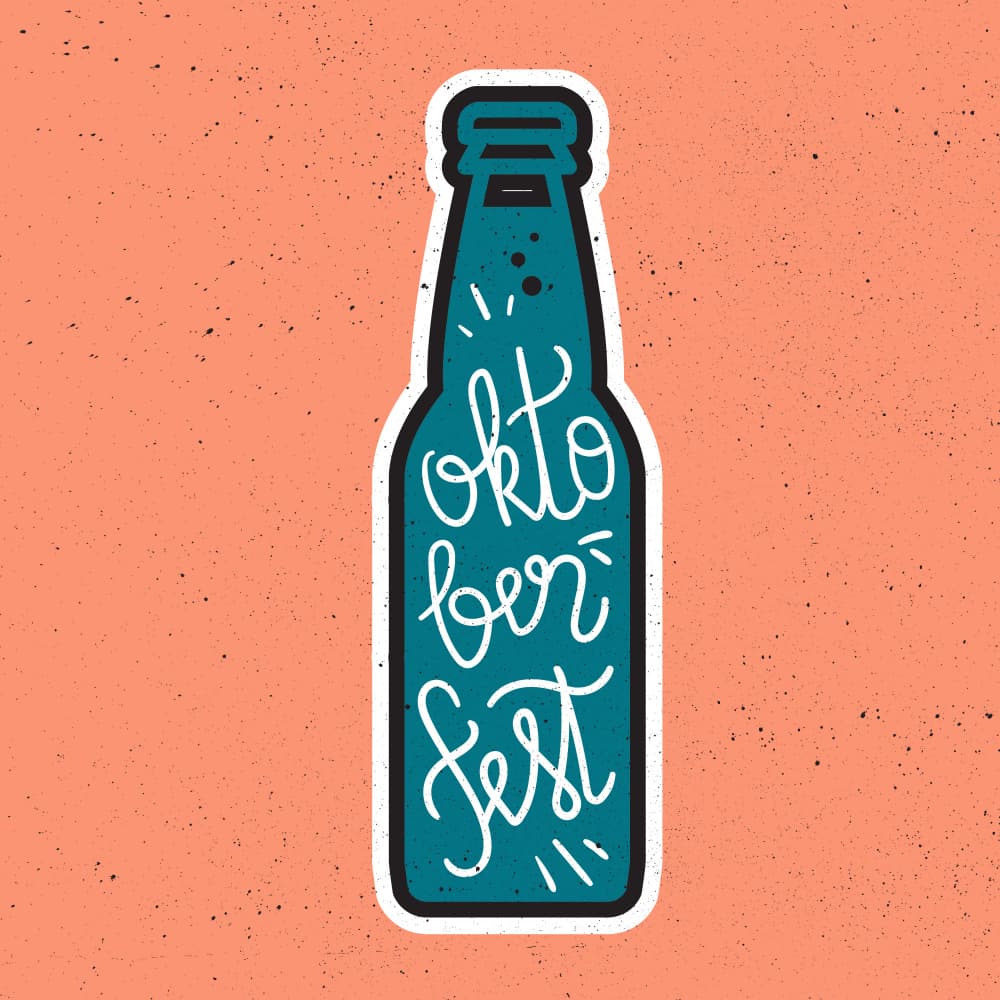 Festive Oktoberfest Beer by Marika Barsrsind — canvas wall art