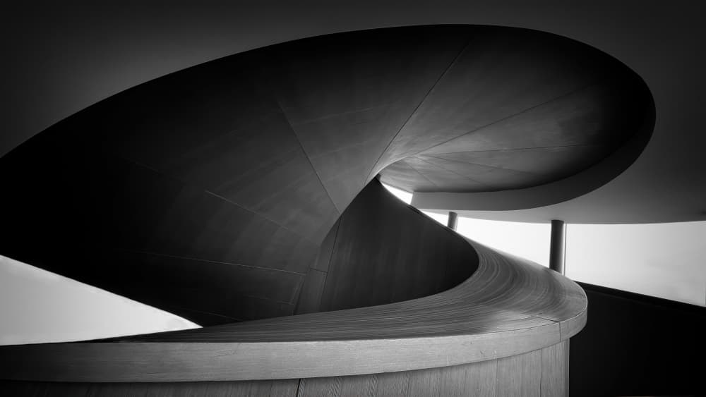 Modern Spiral Staircase by Fan Lin (APA) — canvas wall art