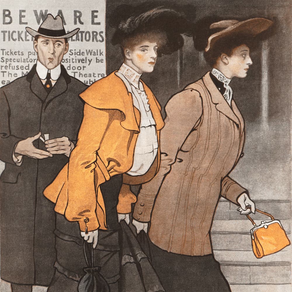 Collier's November 14 (1903) by Edward Penfield — canvas wall art