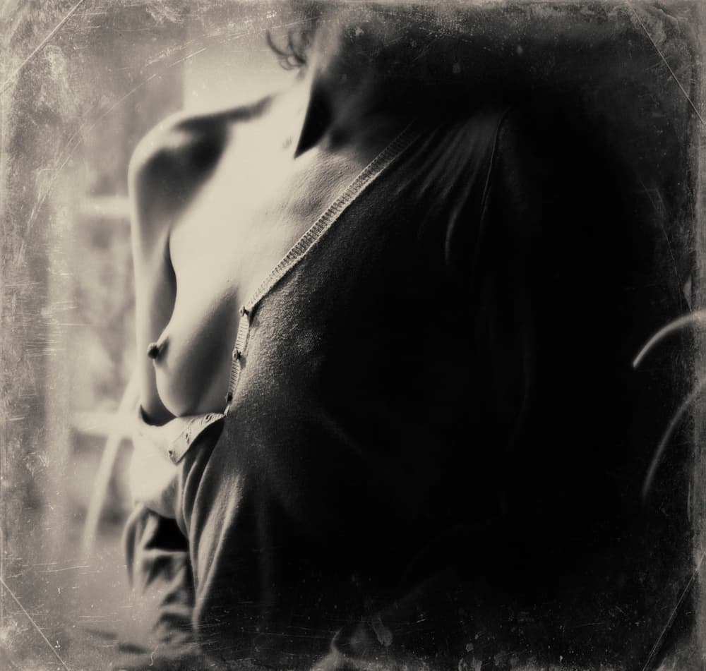 Soft Feminine Moment by Bogdan Bouşcă — canvas wall art