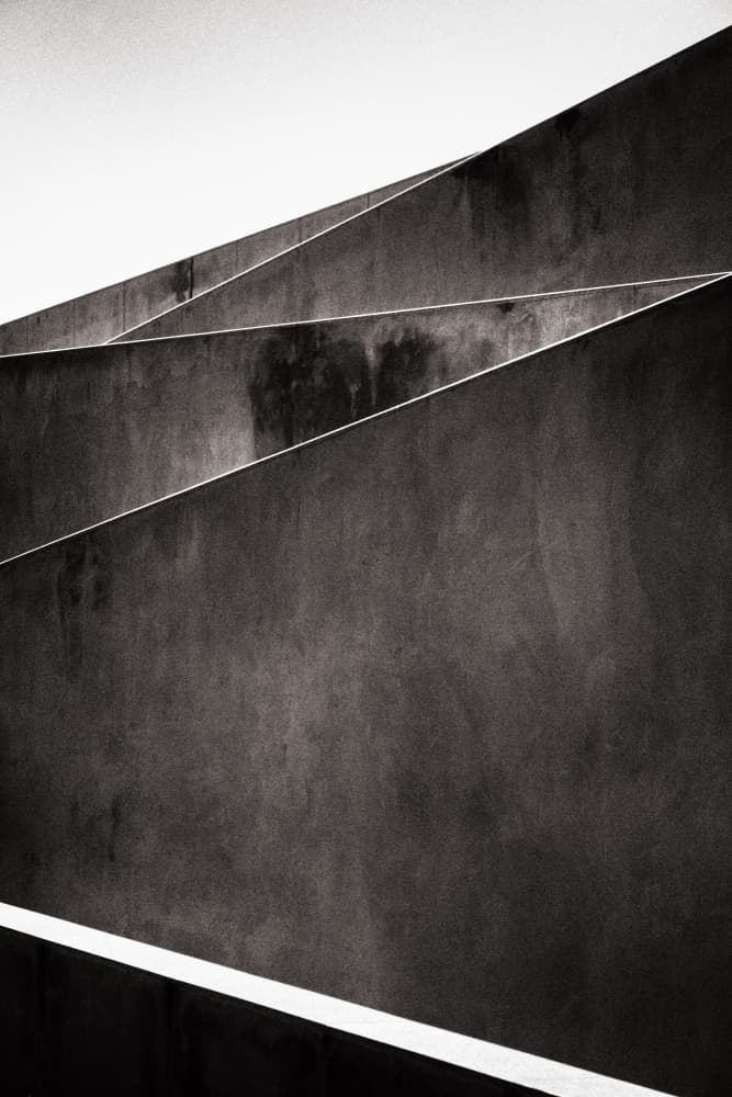 Modern Concrete Geometry by Manuel Ponce Luque — canvas wall art