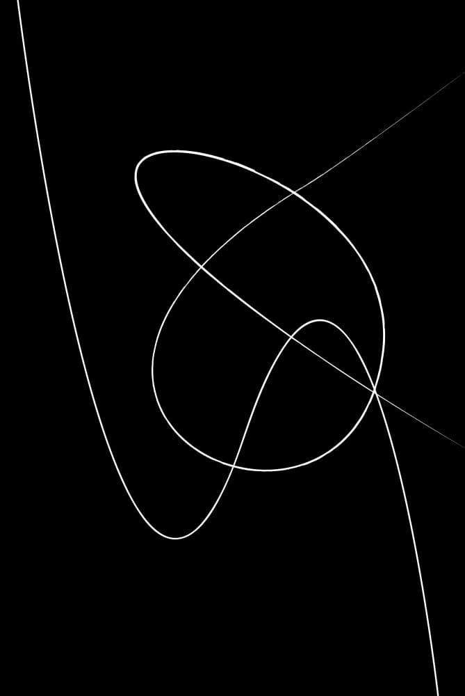 Sleek Abstract Lines by Oju Design — canvas wall art
