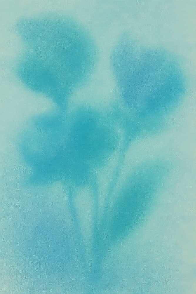 Soft Teal Floral by Frida Floral Studio — canvas wall art