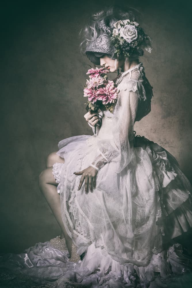 Romantic Gothic Portrait by Daisuke Kiyota — canvas wall art
