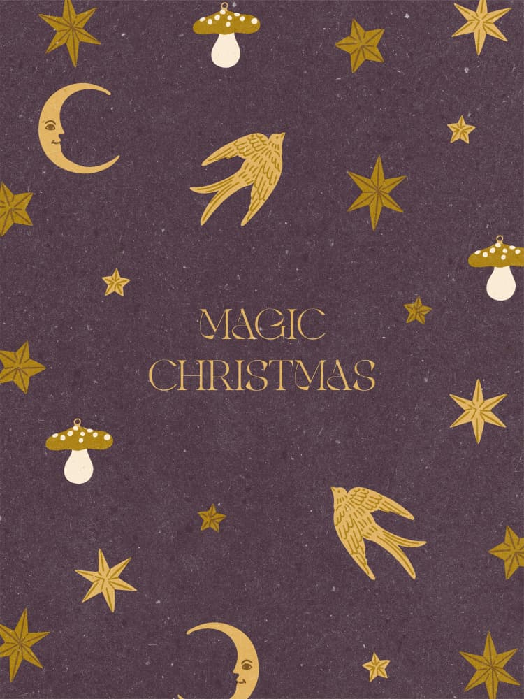 Magic Christmas 02 by NKTN — canvas wall art