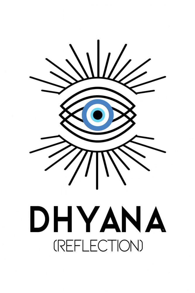 Meditative Eye Reflection by Martina — canvas wall art