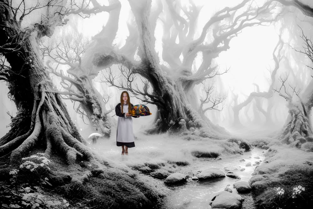 Enchanted Forest Child by Ciupureanu Dan — canvas wall art