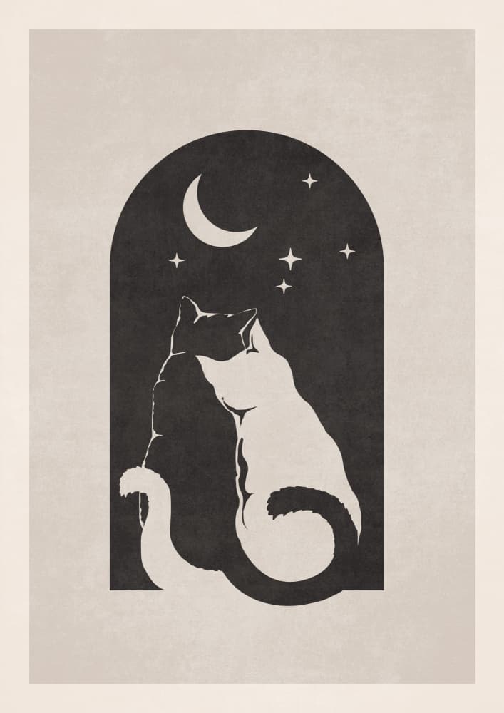 Celestial Companions by Emel Tunaboylu — canvas wall art