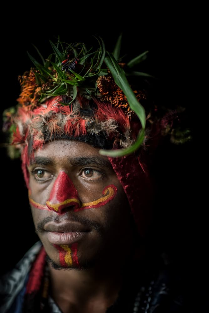 Striking Tribal Gaze by Trevor Cole — canvas wall art
