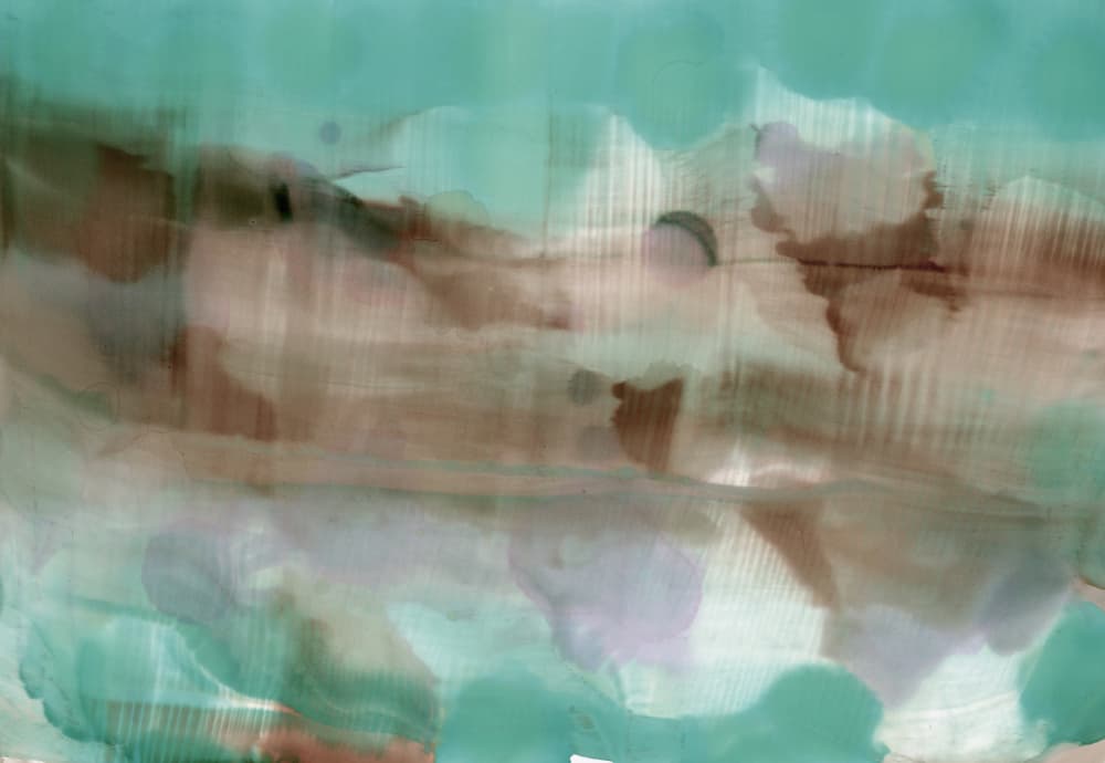 Dreamy Teal Flow by Breanna Megan Studio — canvas wall art