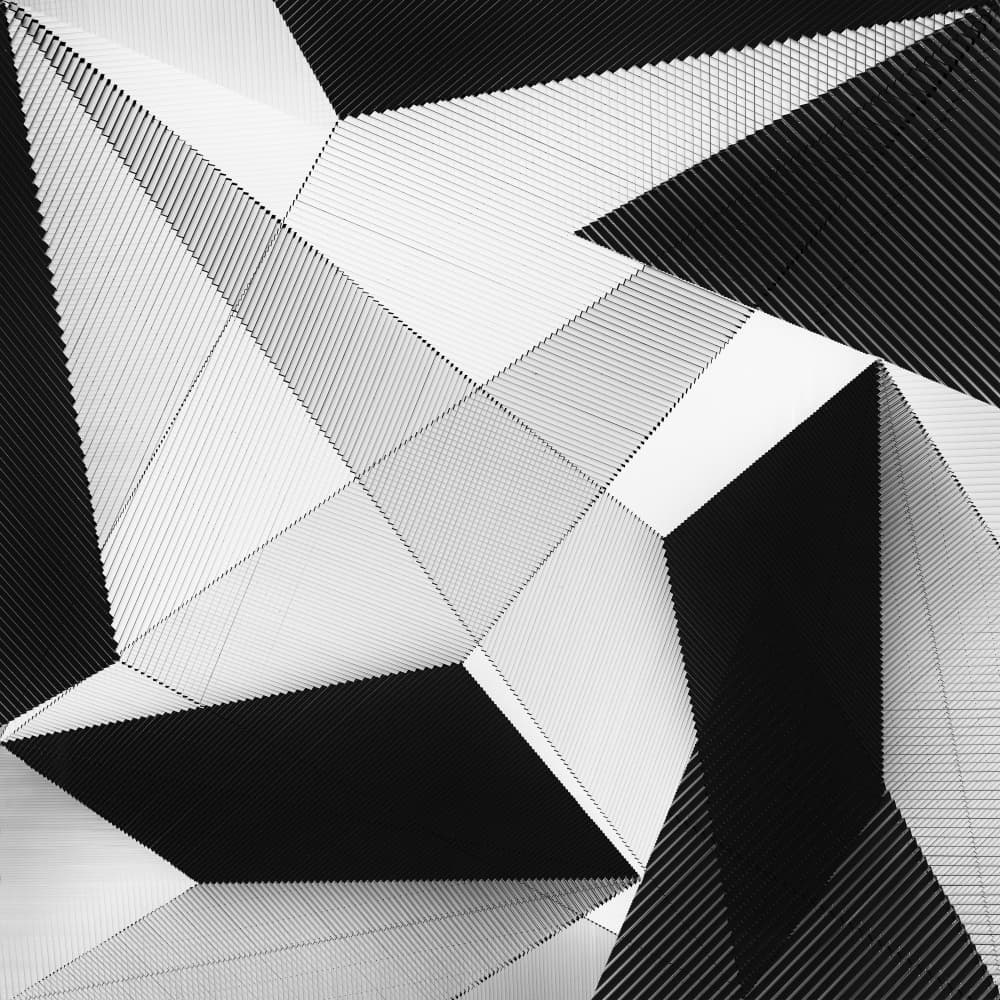 Dynamic Line Geometry by Greetje van Son — canvas wall art