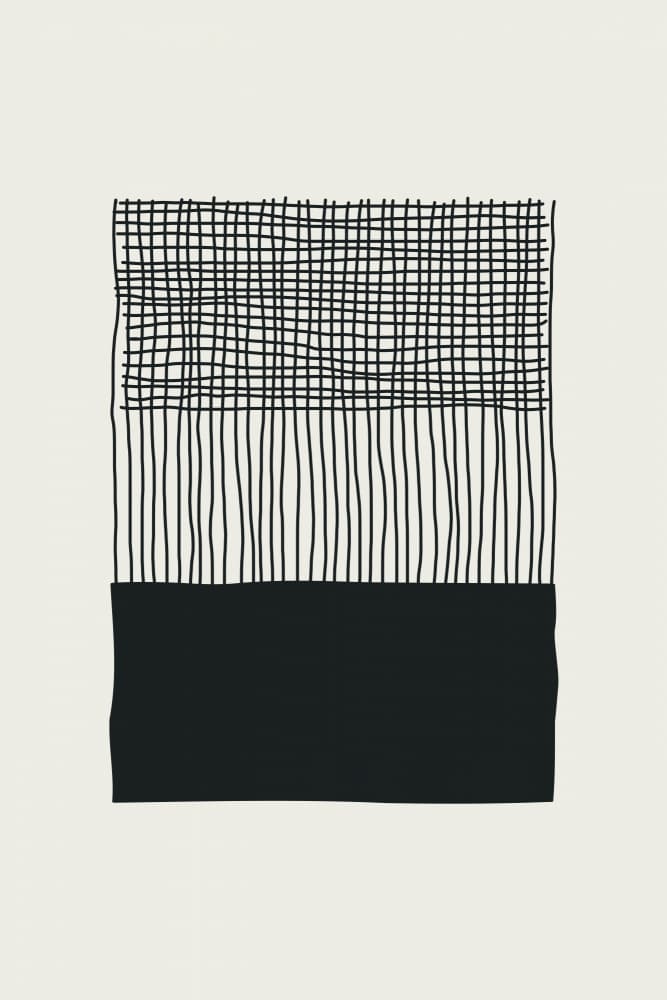 Minimal Grid Lines by jay stanley — canvas wall art
