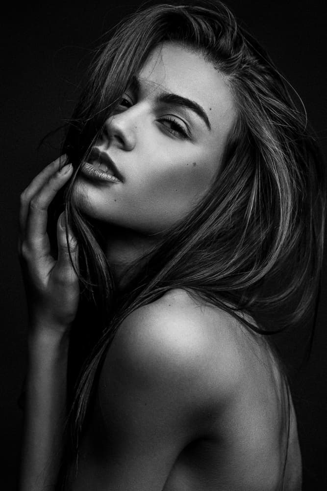 Sensual Woman Portrait by Martin Krystynek MQEP — canvas wall art