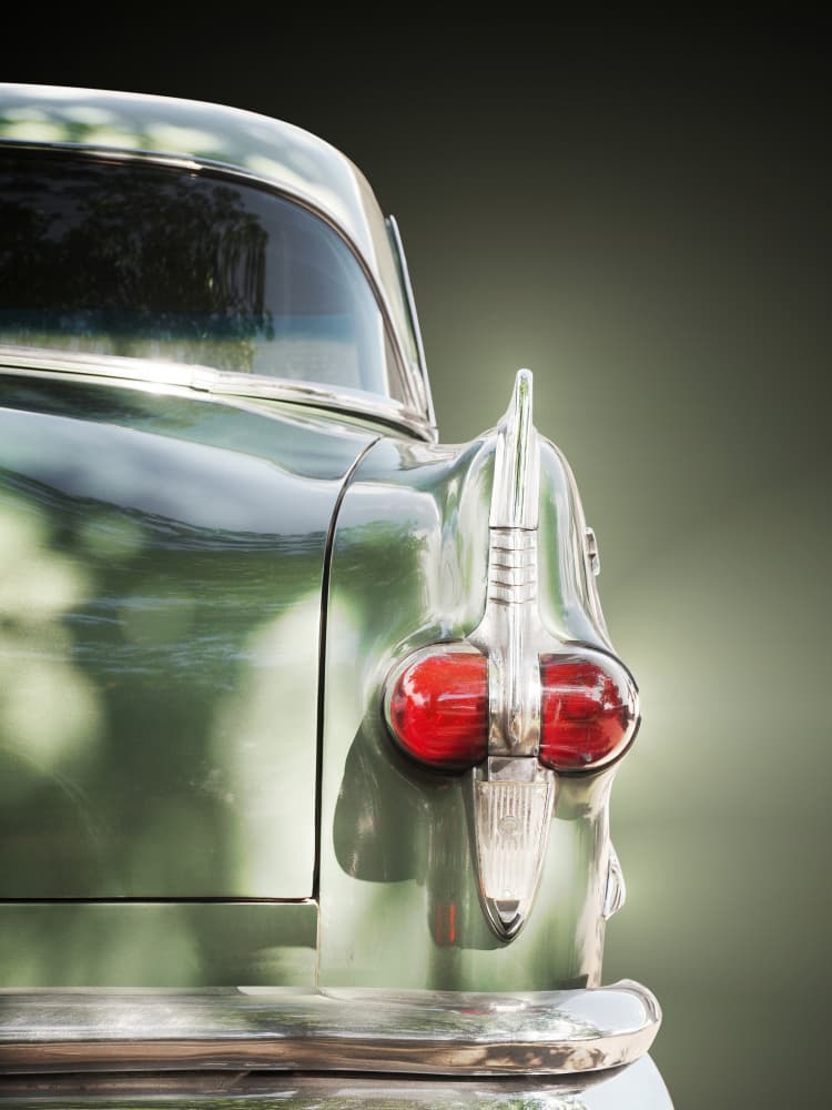 Classic Car Taillight by Beate Gube — canvas wall art