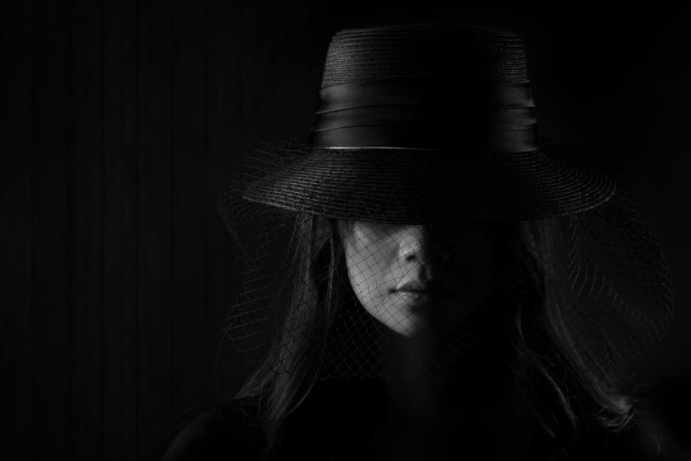 Mysterious Lady in Hat by Heru Sungkono — canvas wall art