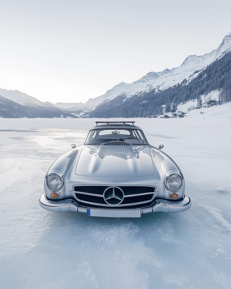 Silver Classic on Ice by Pictufy Studio IV — canvas wall art