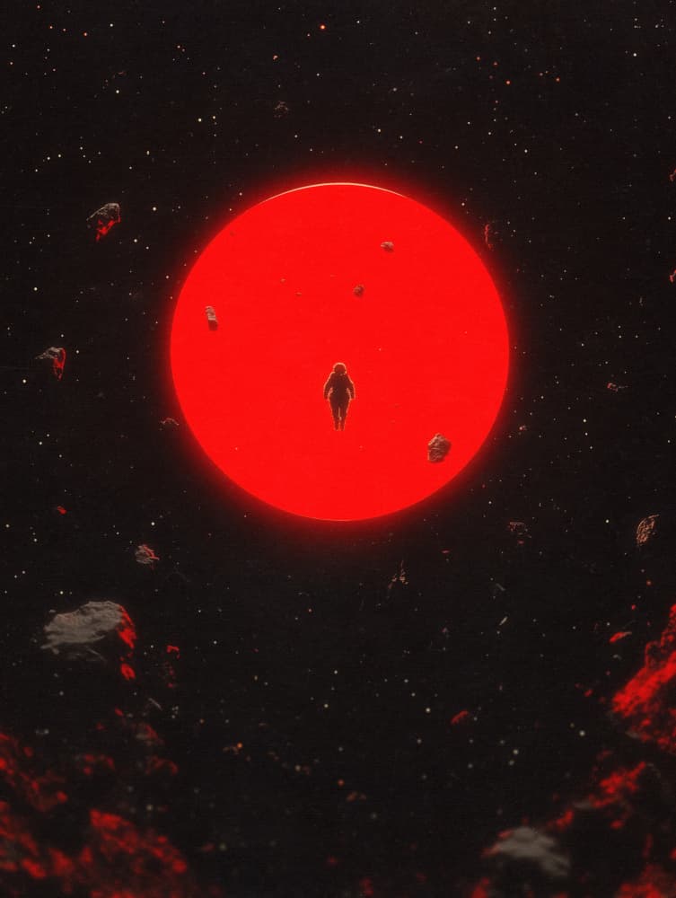 Red Moon by Taudalpoi — canvas wall art