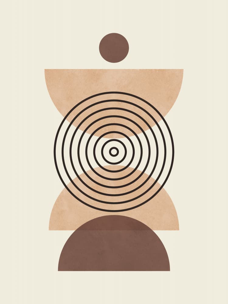 Balanced Desert Forms by Vitor Costa — canvas wall art