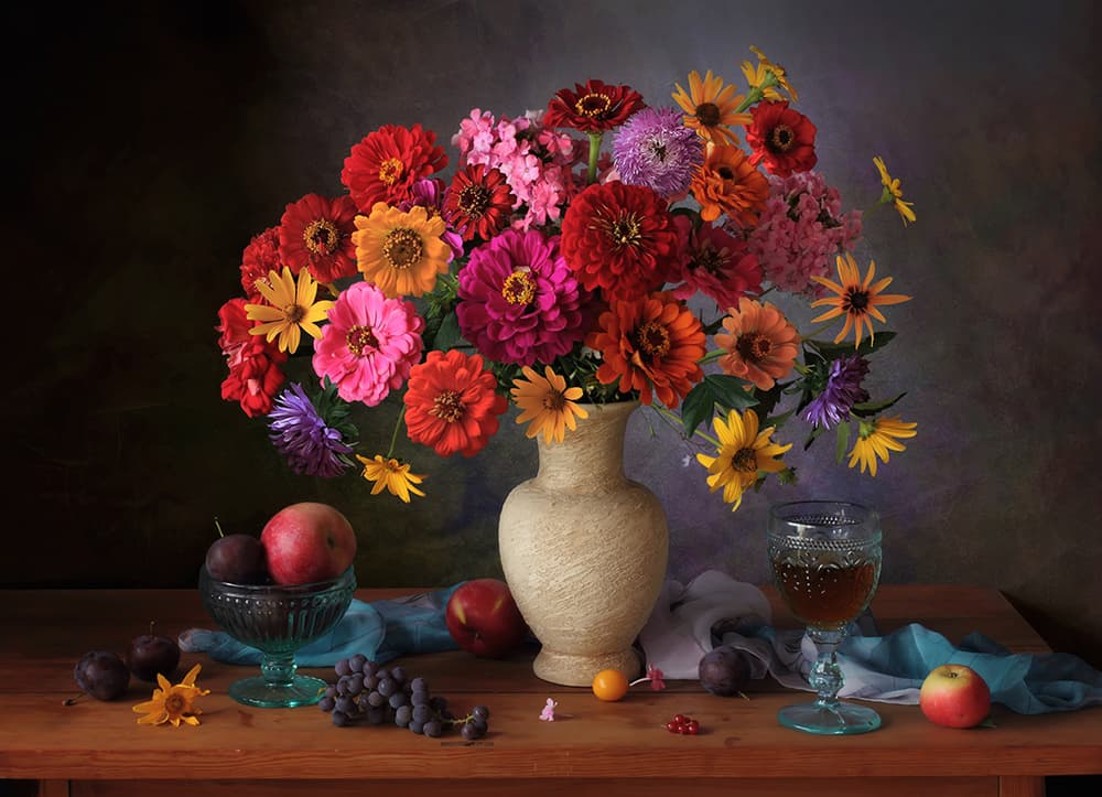Colorful Fall Bounty by Tatyana Skorokhod — canvas wall art
