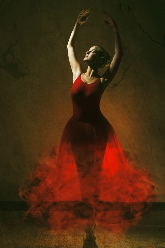 Passionate Red Ballet by Igor Genovesi — canvas wall art