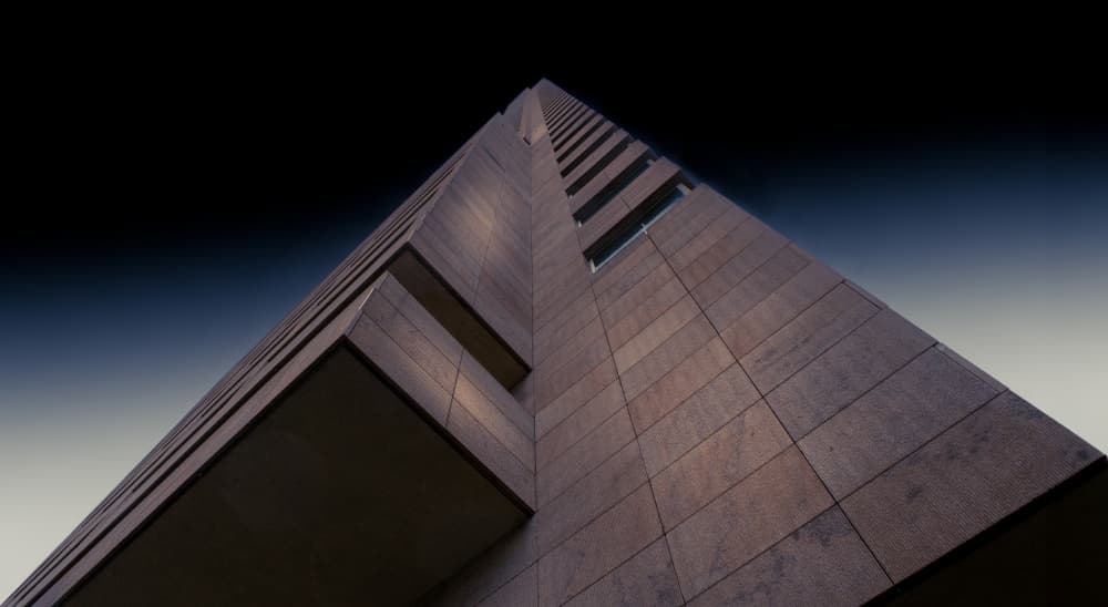 Modern Skyscraper Ascent by Fred Louwen — canvas wall art