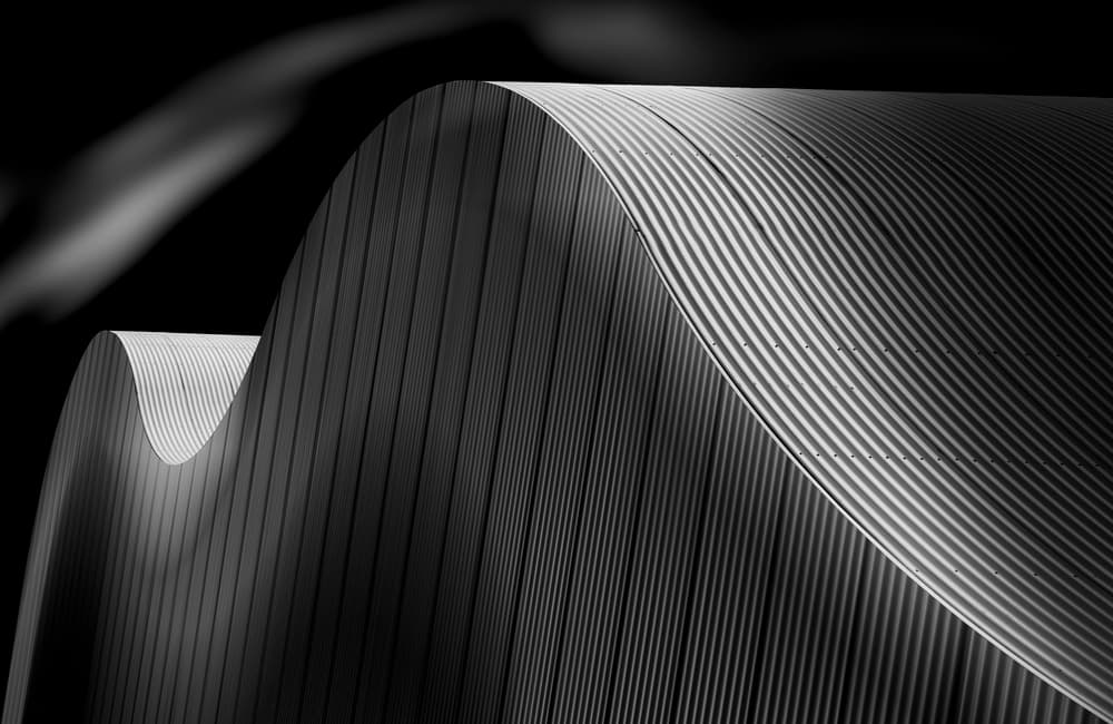 Abstract Metal Waves by Greetje van Son — canvas wall art