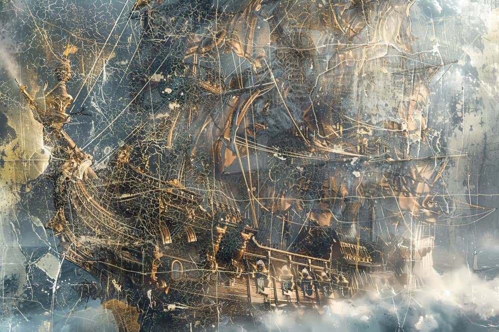 Sea Undersea Art Illustration Wallart 12 by Rafal Kulik — canvas wall art