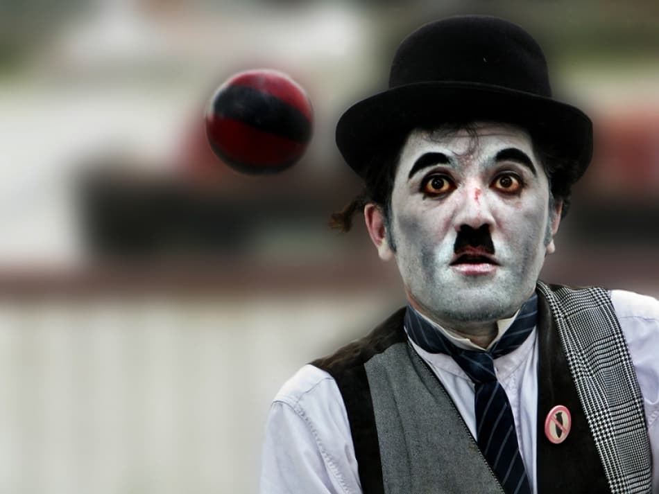 Zombie Comedian Ball by DELETED — canvas wall art