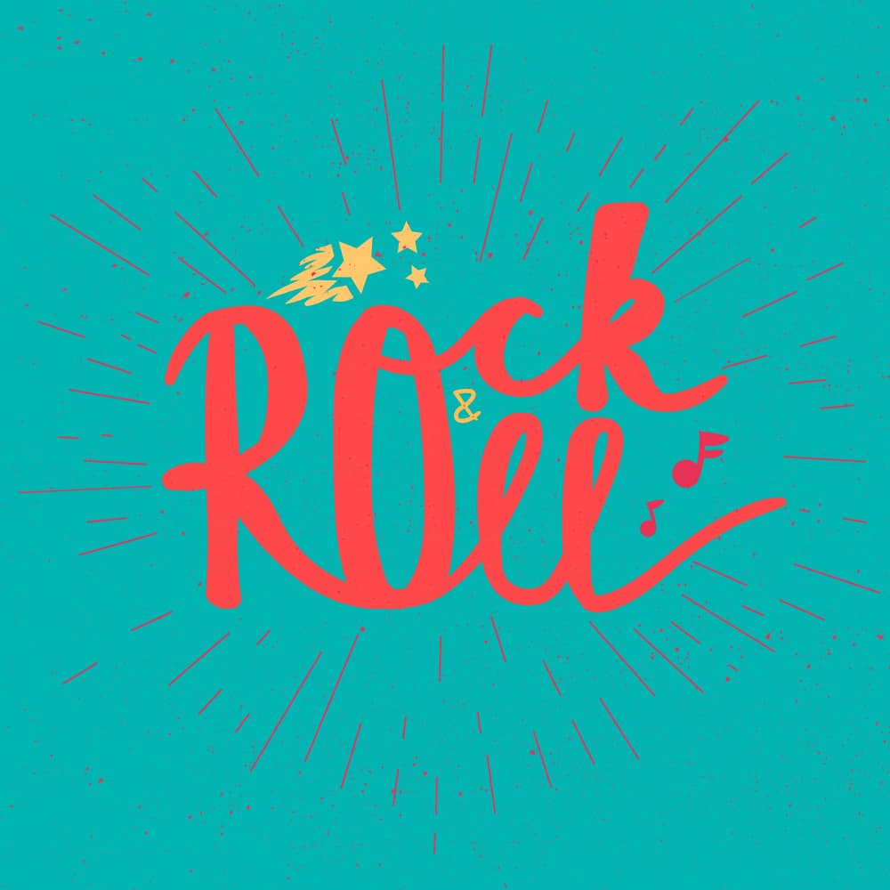 Rock And Roll Vibes by Marika Barsrsind — canvas wall art