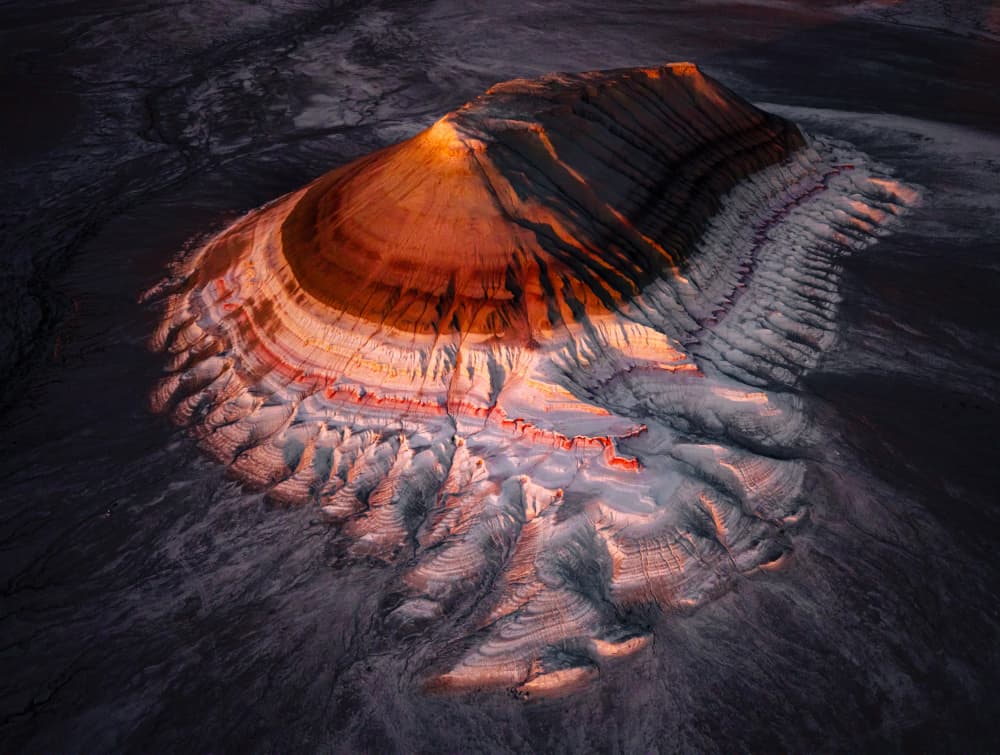 Dramatic Desert Layers by Artem Fomenko — canvas wall art