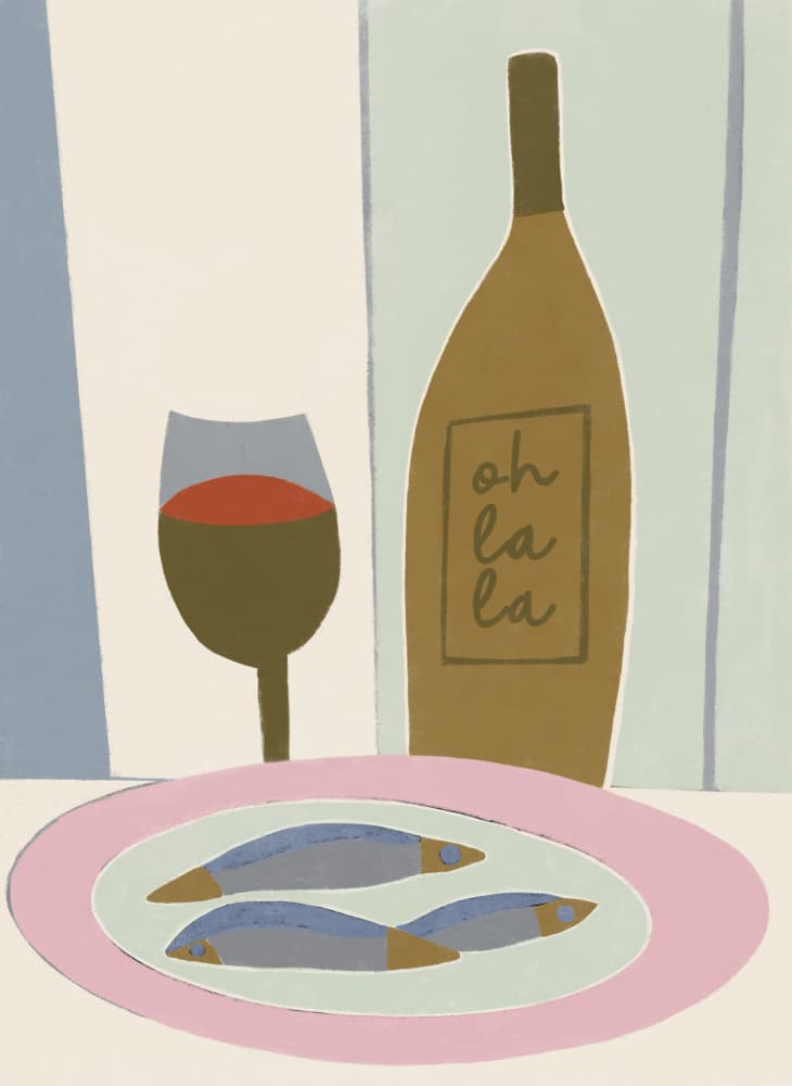 Oh La La Still Life by Las3curiosas — canvas wall art