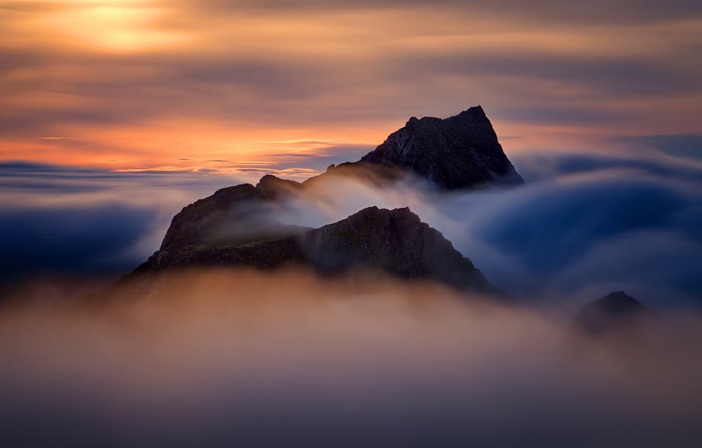 Peaks Above The Clouds by Wojciech Kruczynski — canvas wall art