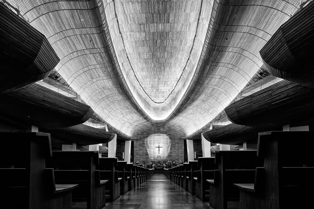 Modern Chapel Serenity by Gunarto Song — canvas wall art