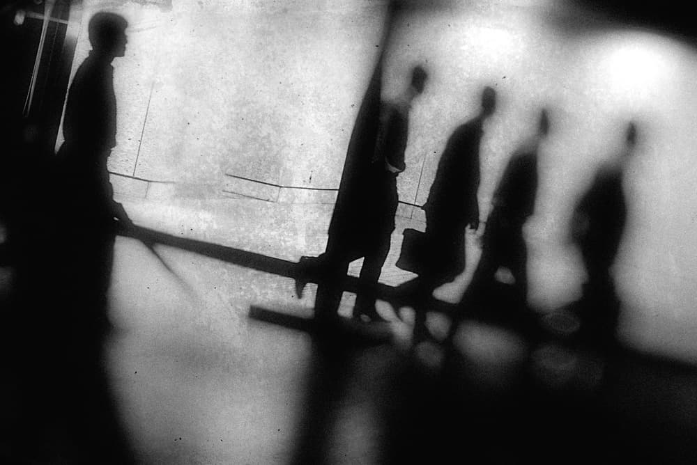Urban Shadow Figures by Teruhiko Tsuchida — canvas wall art