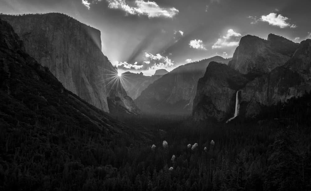 Dramatic Valley Sunrise by NanZ — canvas wall art