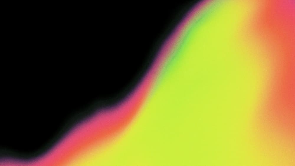 Neon Gradient Flow by Marika Barsrsind — canvas wall art