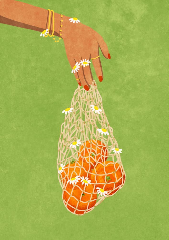 Fresh Oranges by Raissa Oltmanns — canvas wall art
