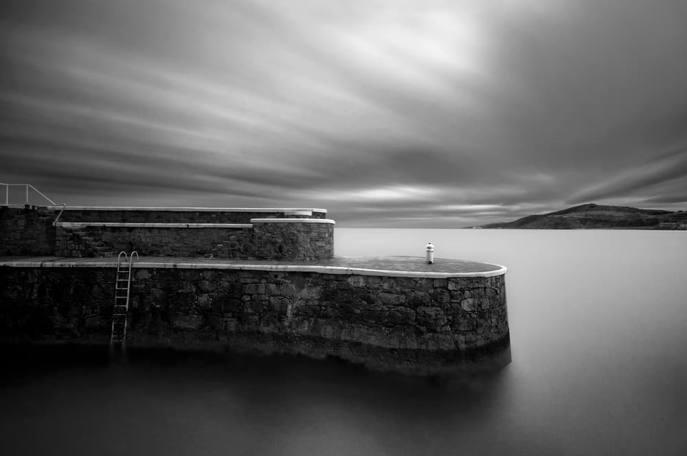 Tranquil Water Steps by Mikel Lastra — canvas wall art
